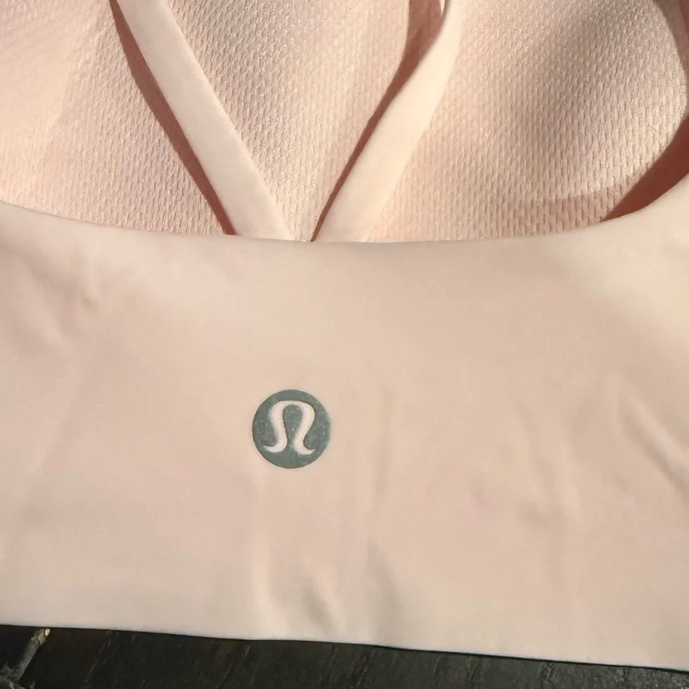 NWT Lululemon Like a Cloud Double Strap Bra Light Support B/C Cup Size 6 Pink - Picture 5 of 6